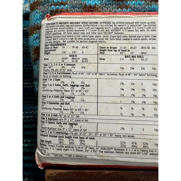 Simplicity sewing pattern 5299 kids jumpsuit space costume - Picture 4 of 5